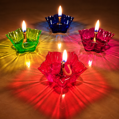 Festive Reflection 3D Diya
