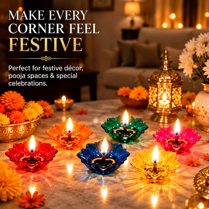 Festive Reflection 3D Diya