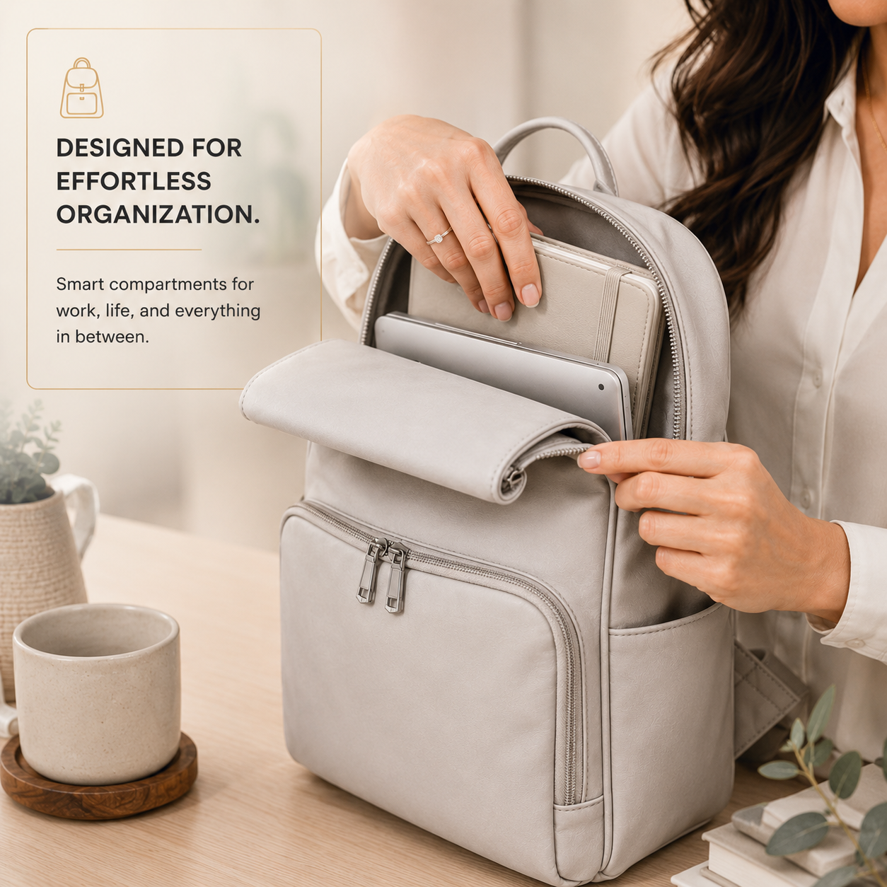 "Hands-Free Premium  Bag Backpack