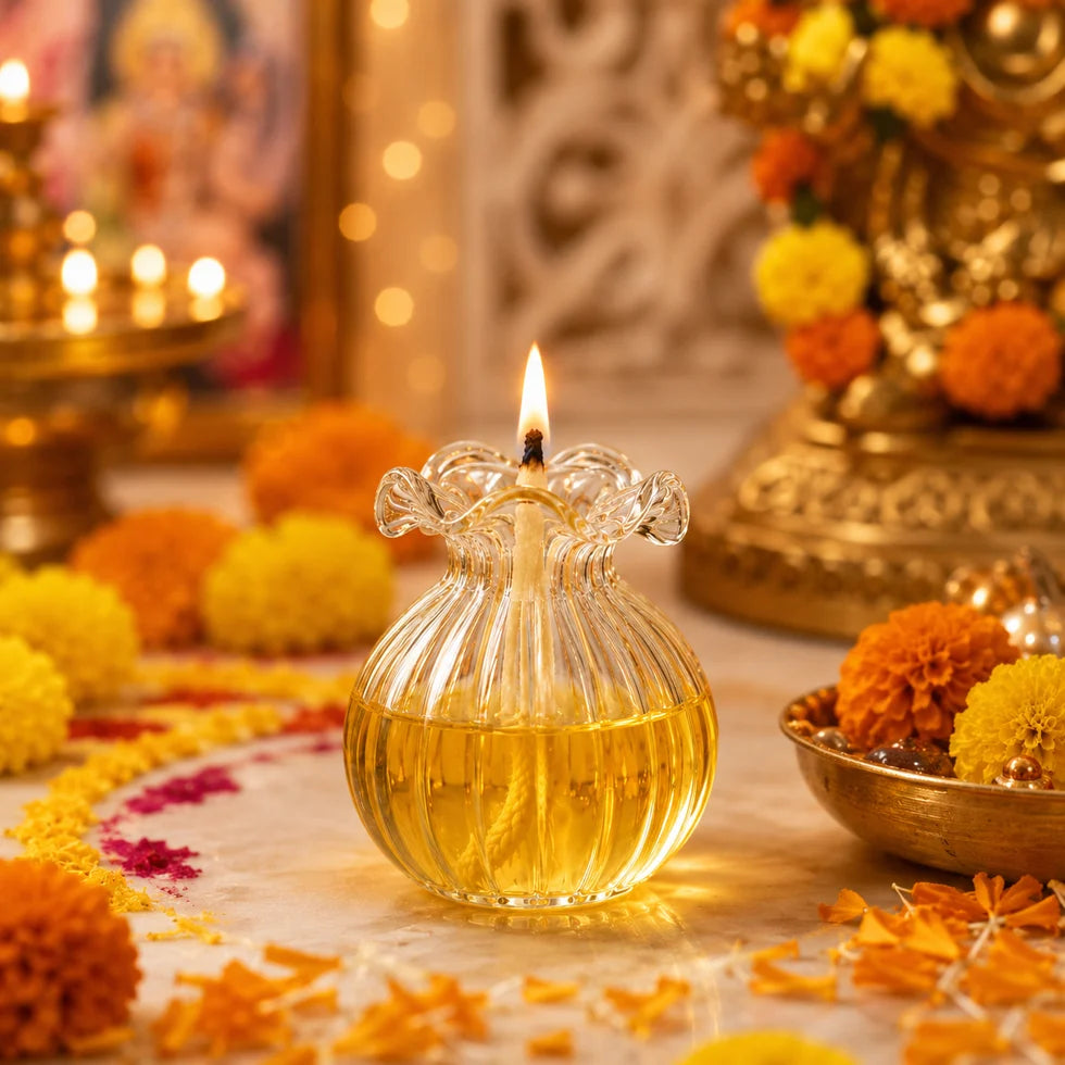 Glass Modak Diya
