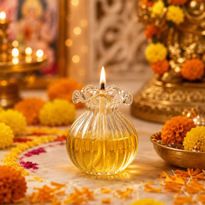 Glass Modak Diya