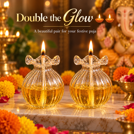 Glass Modak Diya