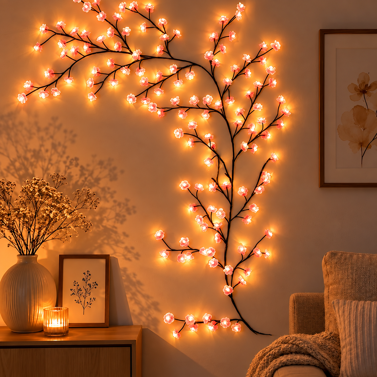 BRANCH LIGHT CHERRY BLOSSOM TREE BRANCH LIGHTING