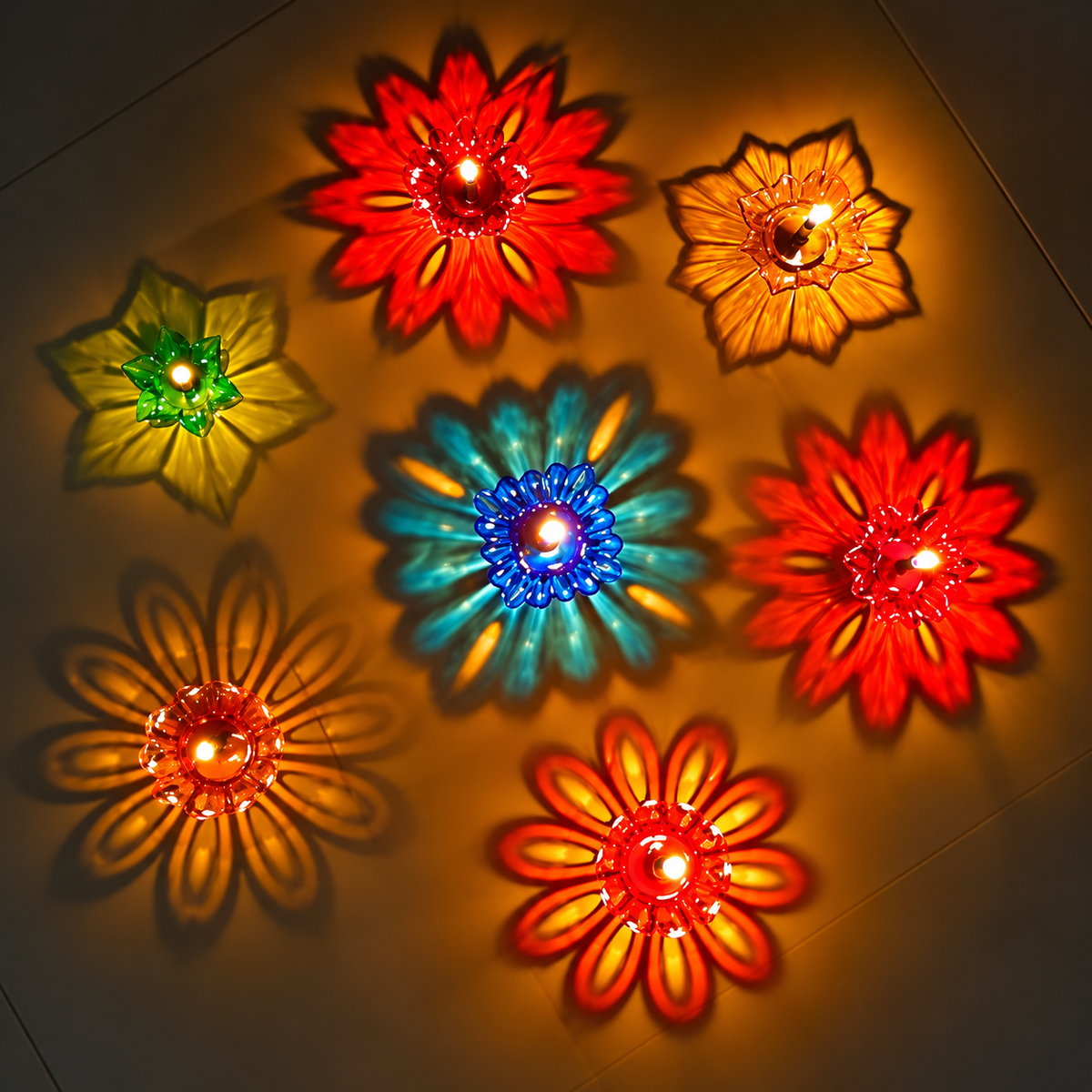 Festive Reflection 3D Diya