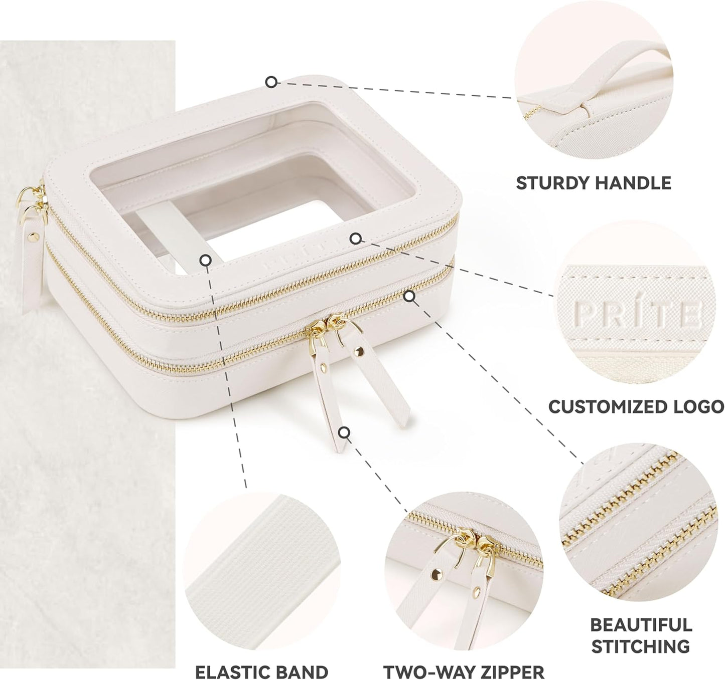 2 Layer Makeup Organizer Bag