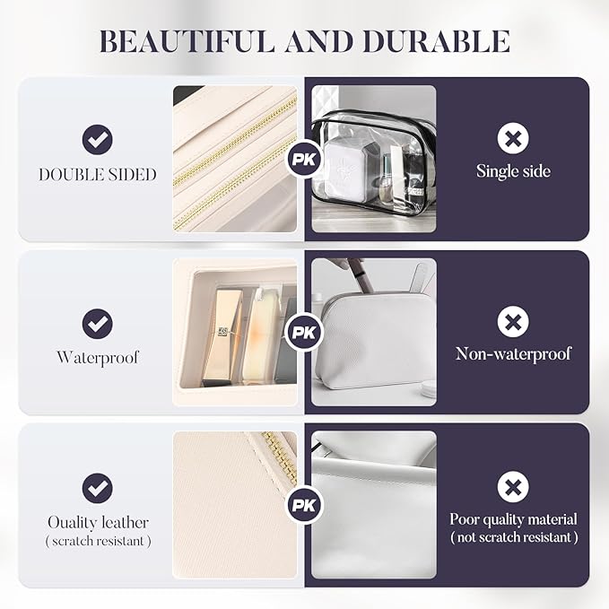 2 Layer Makeup Organizer Bag