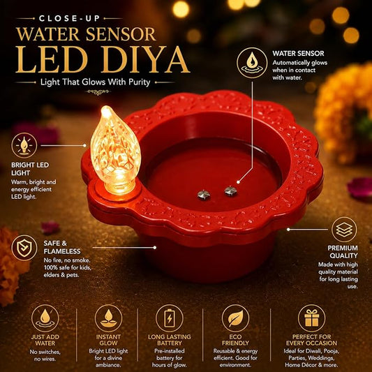 Water Sensor Electric Dewali  Diya
