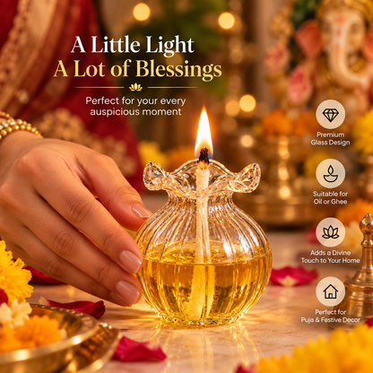 Glass Modak Diya