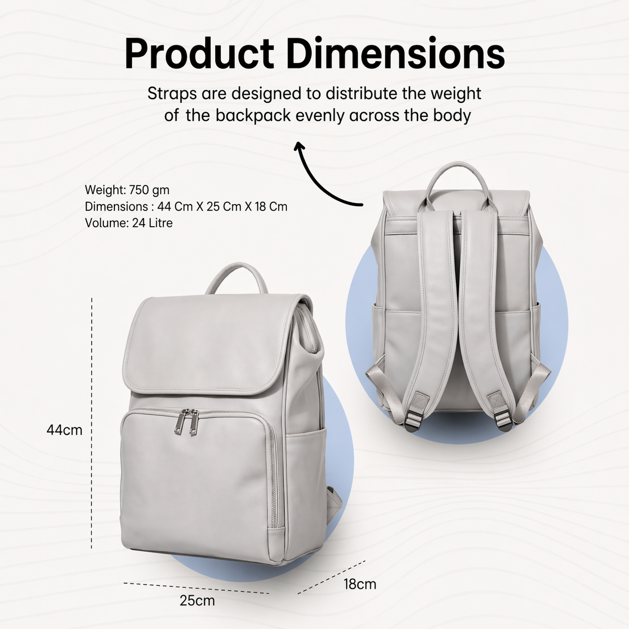 "Hands-Free Premium  Bag Backpack