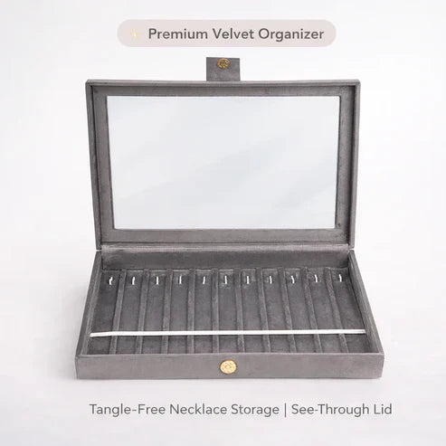Premium Chain & Necklace Organizer Box
