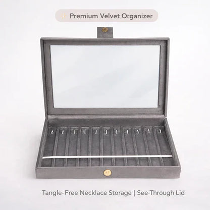 Premium Chain & Necklace Organizer Box