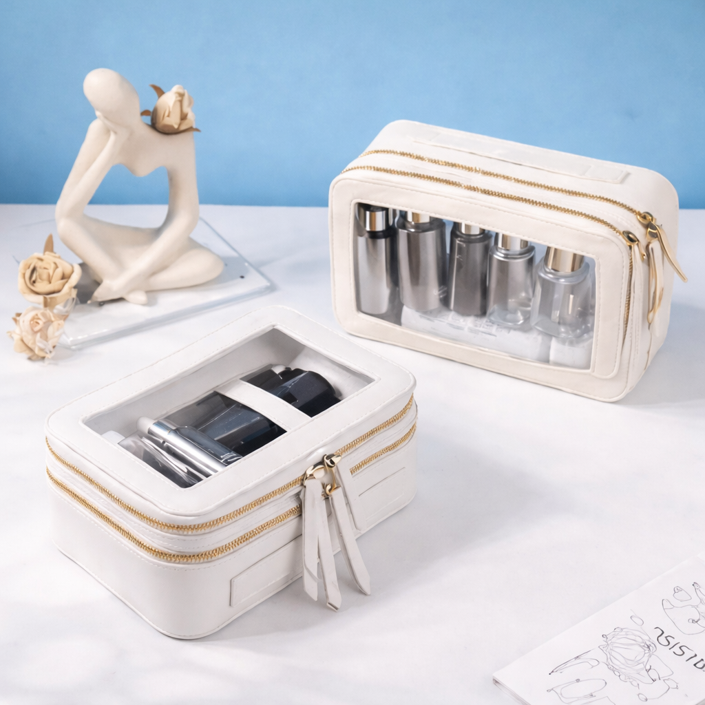 2 Layer Makeup Organizer Bag