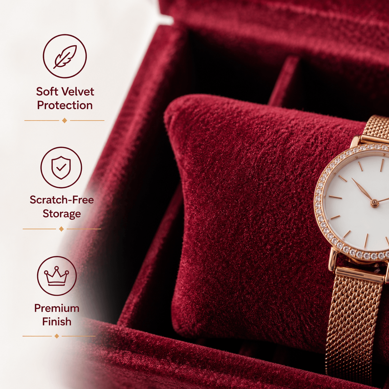Premium Velvet Watches Box