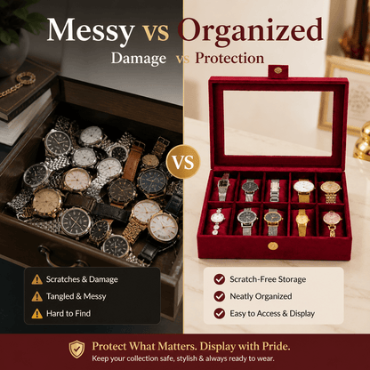Premium Velvet Watches Box