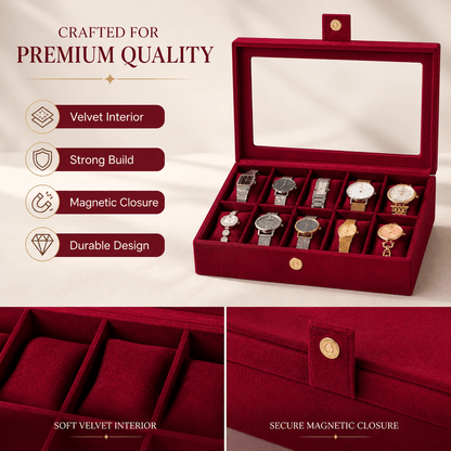Premium Velvet Watches Box