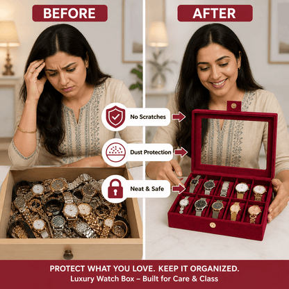 Premium Velvet Watches Box