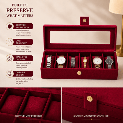Premium Velvet Watches Box