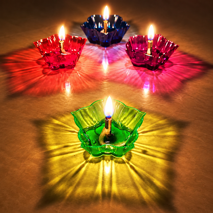 Festive Reflection 3D Diya