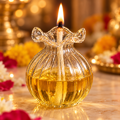 Glass Modak Diya
