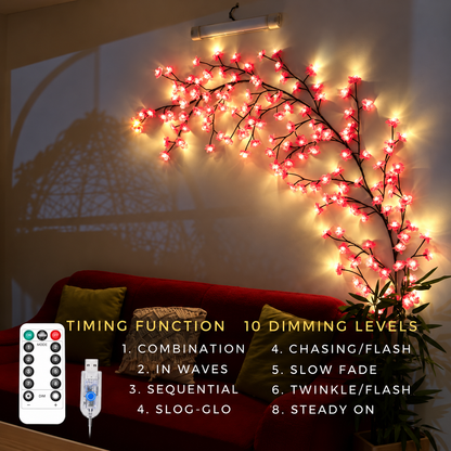 BRANCH LIGHT CHERRY BLOSSOM TREE BRANCH LIGHTING